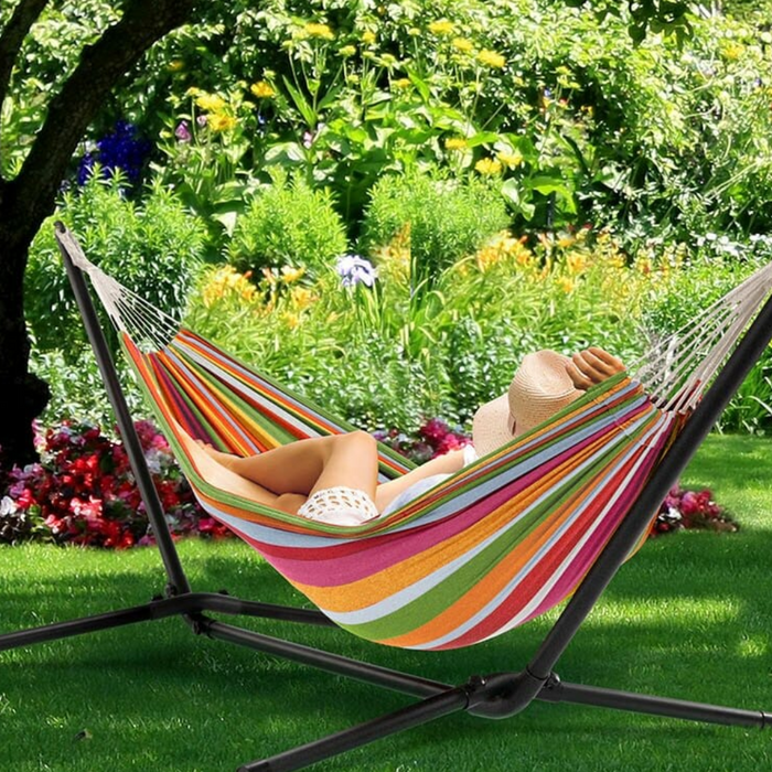 Ontsnap aan de drukte met de Niceey Hangmat: ultieme ontspanning in jouw tuin!