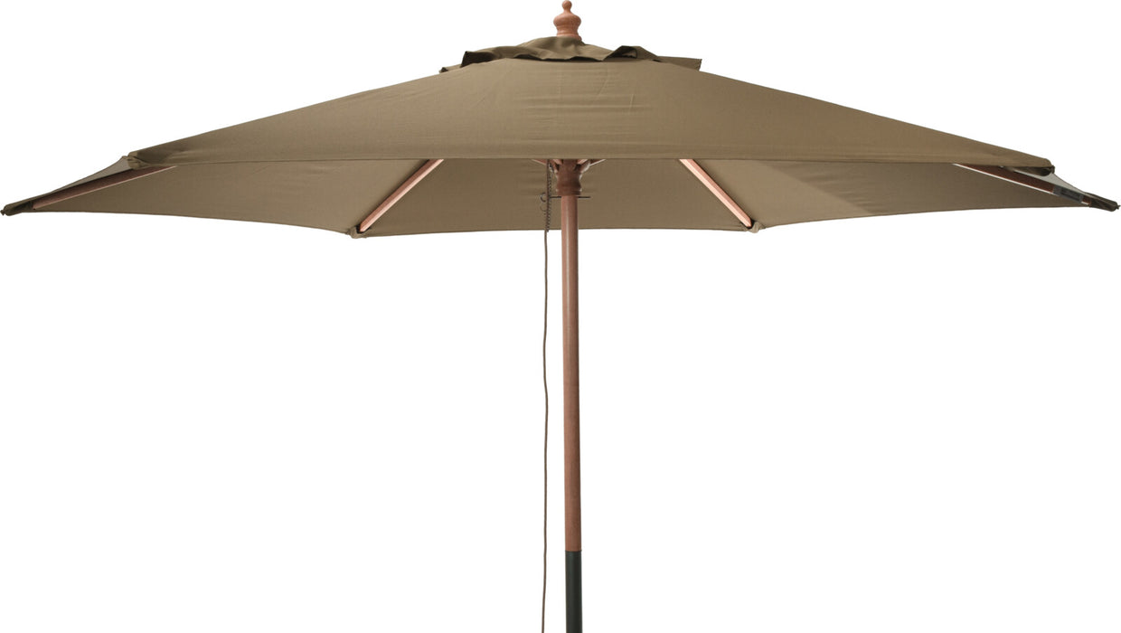 Niceey Parasol - Hout - 250CM - Taupe