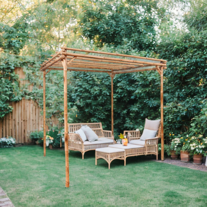 Niceey Pergola - Bamboe -  170X170XH220CM