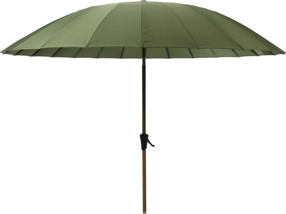 Niceey Shaghai Parasol - Hout - 280CM - Groen