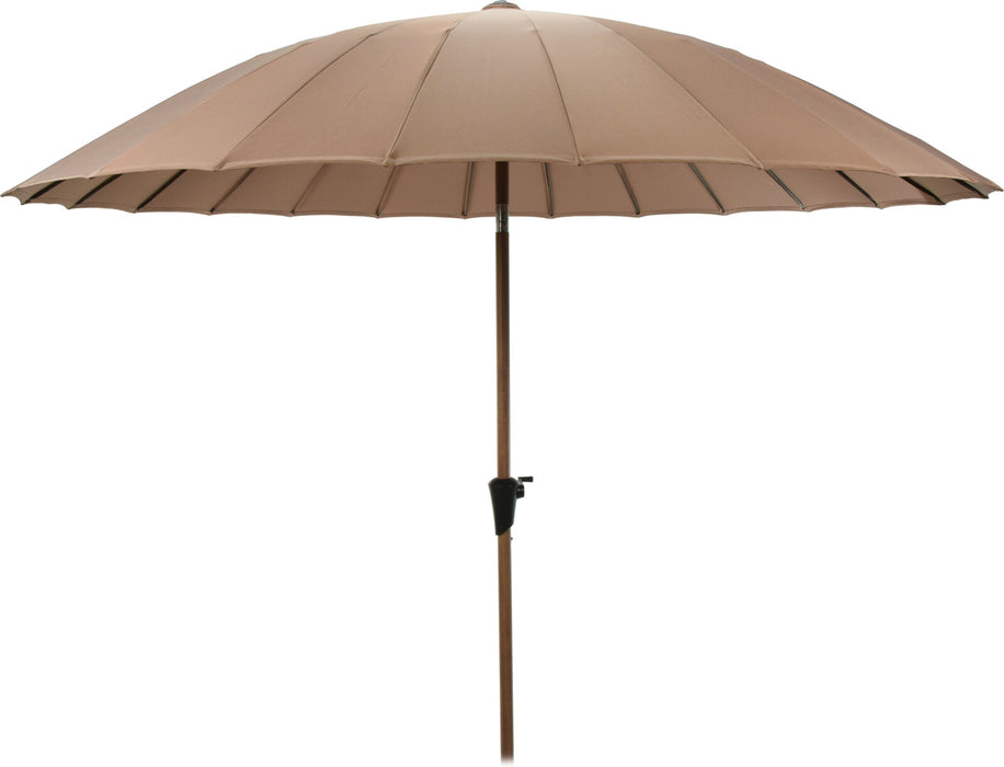 Niceey Shaghai Parasol - Hout - Kantelbaar - 280CM - Taupe