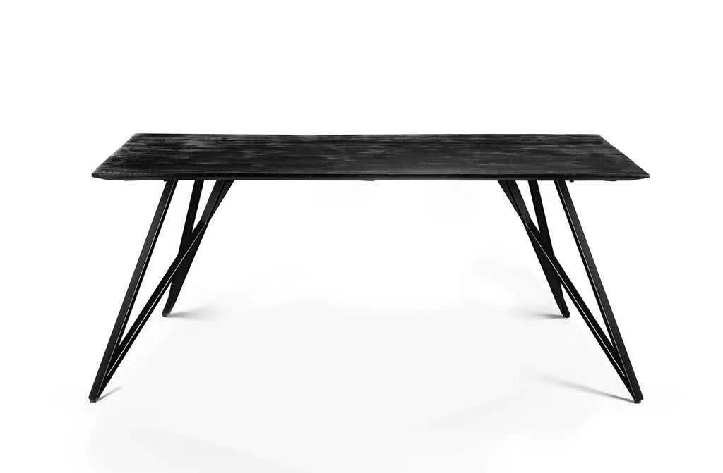 Niceey Eetkamertafel, 160x90 cm, B340 zwart