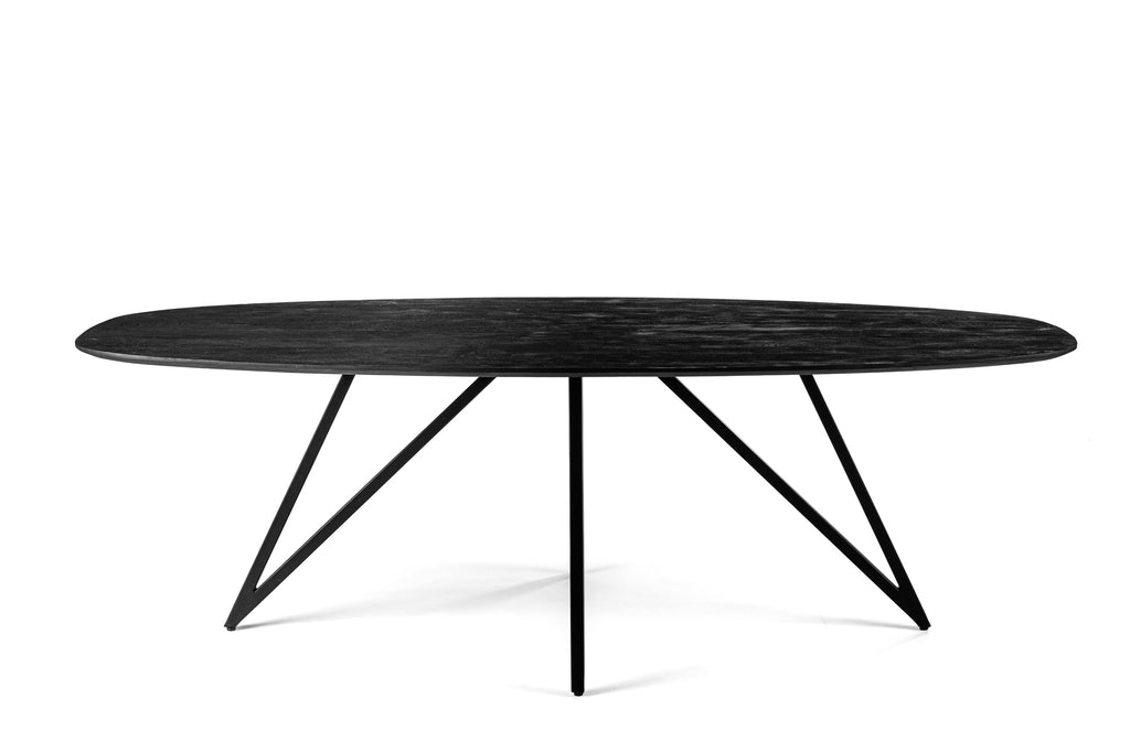 Niceey Eetkamertafel, 240x110 cm, B340 zwart