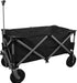 Niceey Bolderkar - Opvouwbaar - 80KG Draagkracht - 94L - Inklapbare Bolderwagen/Transportwagen - 2 Standen - Wasbaar Polyester - 98x45cm - Zwart