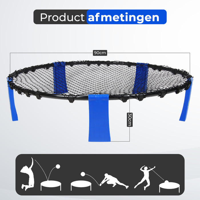 Niceey Spikeball set - Roundball - Blauw